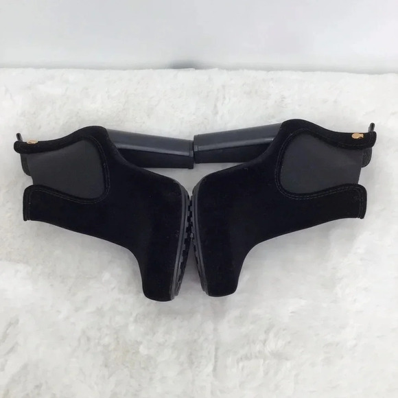 Lemon Jelly Women’s High Heel Chelsea Ankle Velvet Boot Black Size 38 EU 7-7.5US - Picture 6 of 9